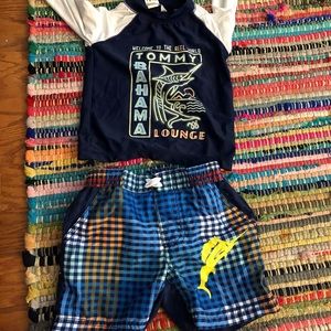 2T Tommy Bahama boys bathing suit